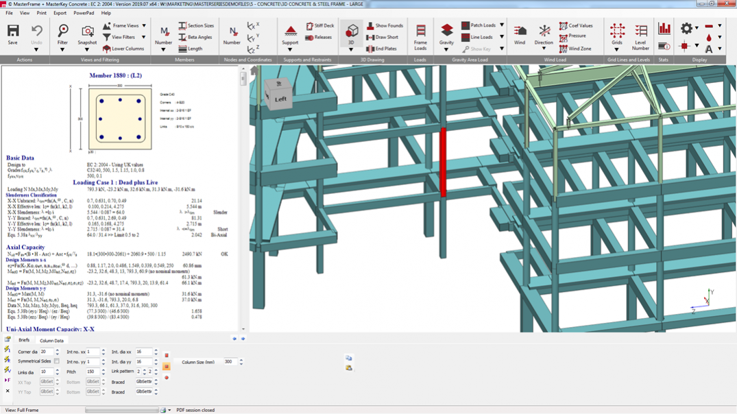 Reinforced Concrete Column Design Worked Example (Complete Engineering ...